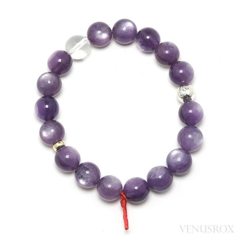 Lepidolite Bead Bracelet from Brazil | Venusrox