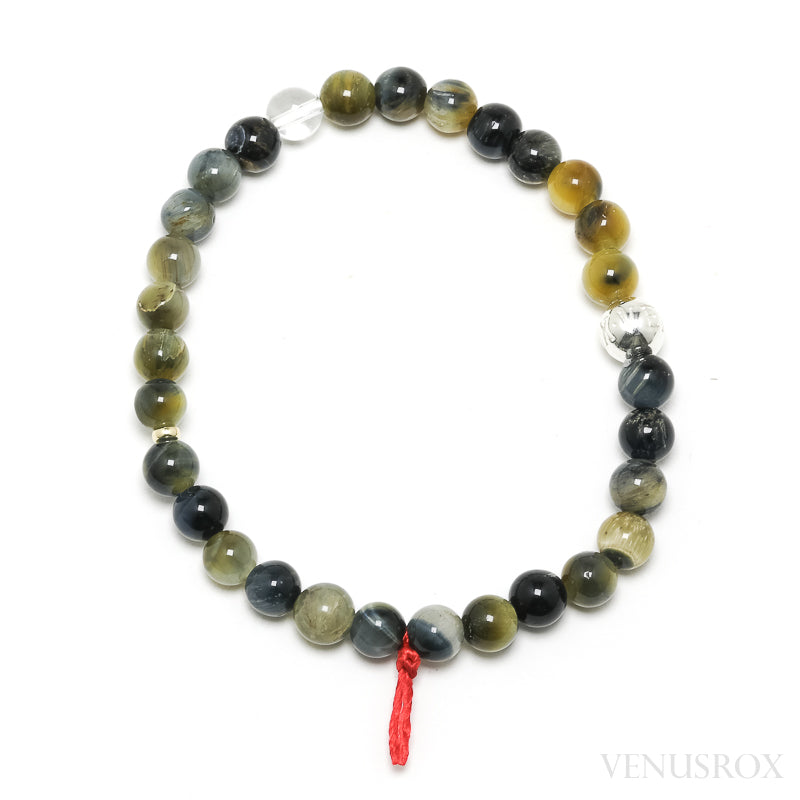 Blonde Tigers Eye with Falcons Eye Bracelet from South Africa | Venusrox