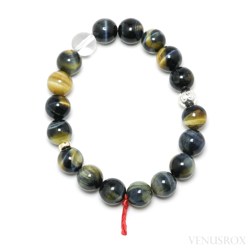 Blonde Tigers Eye with Falcons Eye Bracelet from South Africa | Venusrox