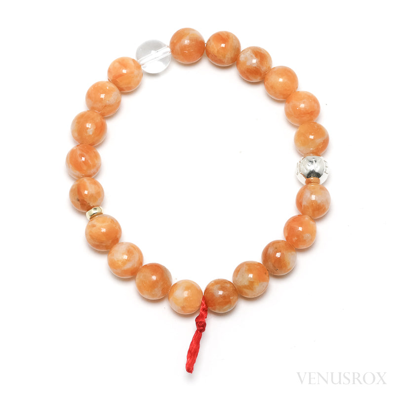 Orange Calcite Bead Bracelet from Brazil | Venusrox