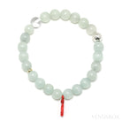 Green Calcite Bead Bracelet from Afghanistan | Venusrox