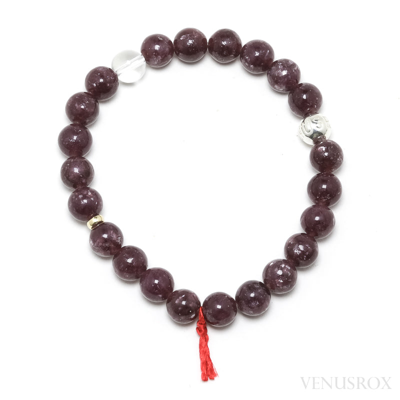 Lepidolite Bead Bracelet from Brazil | Venusrox