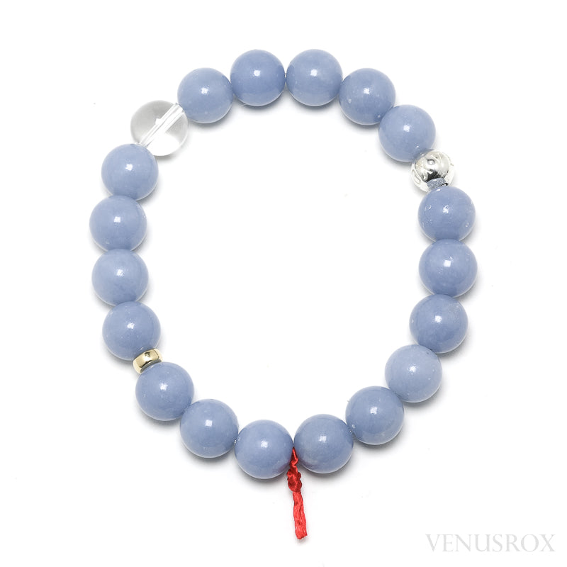 Angelite Bead Bracelet from Peru | Venusrox