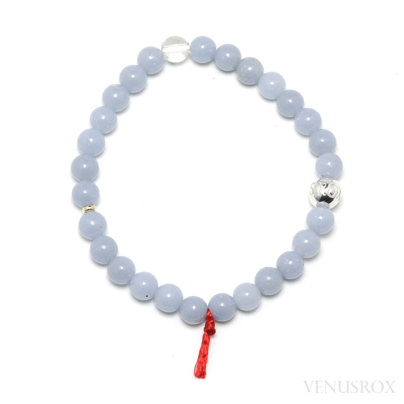 Angelite Bead Bracelet from Peru | Venusrox