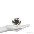 Brown Moonstone with Black Tourmaline & Feldspar Sphere from India | Venusrox
