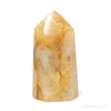 Golden Quartz Polished Point from Brazil | Venusrox