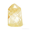 Golden Quartz Polished Point from Brazil | Venusrox