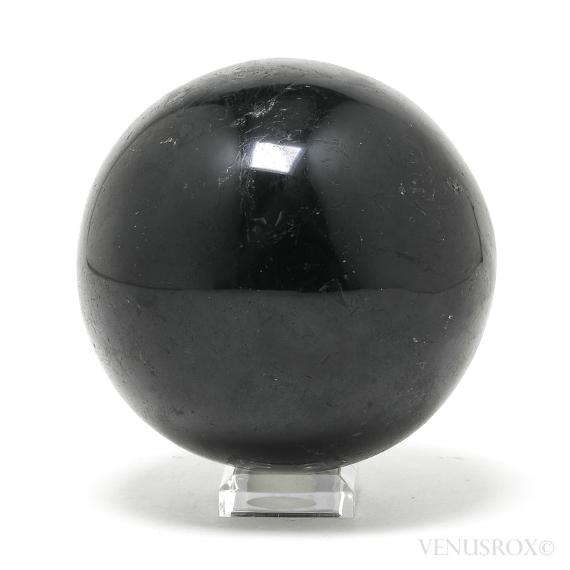 Black Tourmaline Polished Sphere from Madagascar | Venusrox