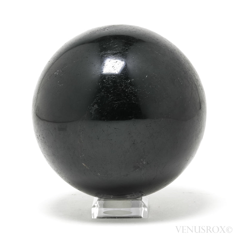 Black Tourmaline Polished Sphere from Madagascar | Venusrox