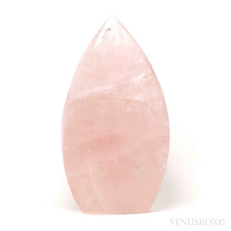 Rose Quartz Polished Flame from Brazil | Venusrox