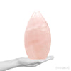 Rose Quartz Polished Flame from Brazil | Venusrox