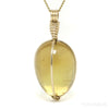 Natural Citrine Phantom Polished Crystal Pendant from Madagascar | Venusrox