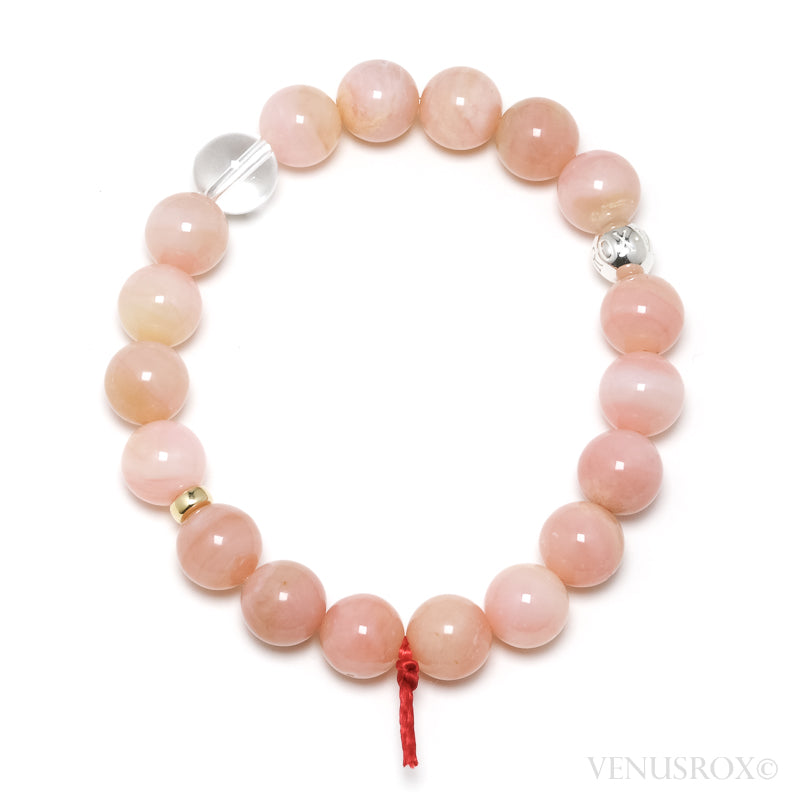 Pink Opal Bead Bracelet from Peru | Venusrox