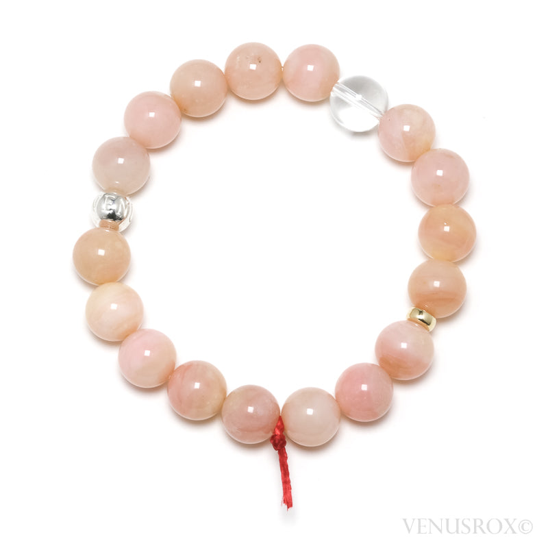 Pink Opal Bead Bracelet from Peru | Venusrox