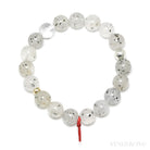 Mica in Quartz Bead Bracelet from Madagascar | Venusrox