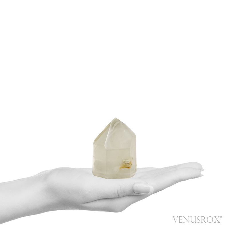 Phantom Quartz Polished Point from Brazil | Venusrox
