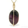 Ruby & Zoisite Polished Crystal Pendant from India | Venusrox