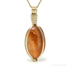 Sunstone Polished Crystal Pendant from India | Venusrox