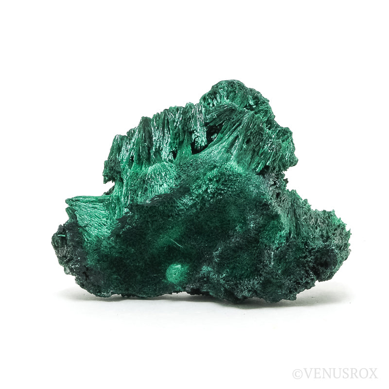 Fibrous Malachite Natural Crystal from the Luishia Mine, Katanga Province, Democratic Republic of Congo | Venusrox