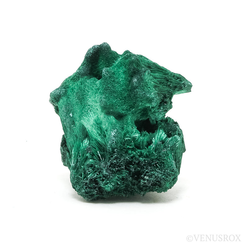 Fibrous Malachite Natural Crystal from the Luishia Mine, Katanga Province, Democratic Republic of Congo | Venusrox