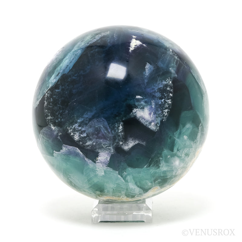 Fluorite Polished Sphere from Mexico | Venusrox