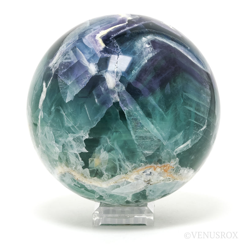 Fluorite Polished Sphere from Mexico | Venusrox