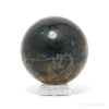 Chrysocolla in Black Tourmaline Polished Sphere from Peru | Venusrox