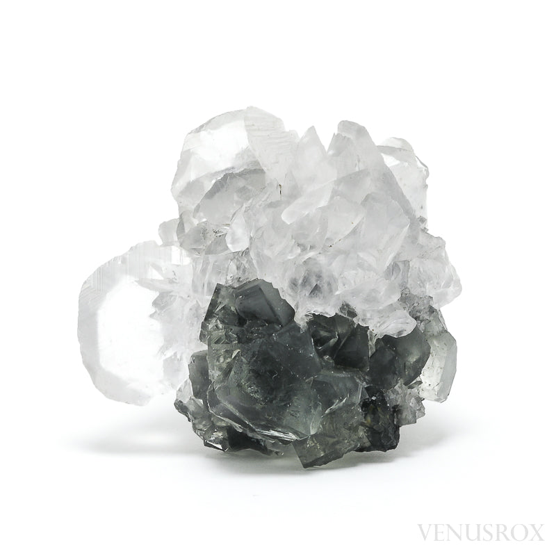 Fluorite with Calcite Natural Cluster from the Xianghuapu Mine, Linwu Co., Chenzhou, Hunan, China | Venusrox