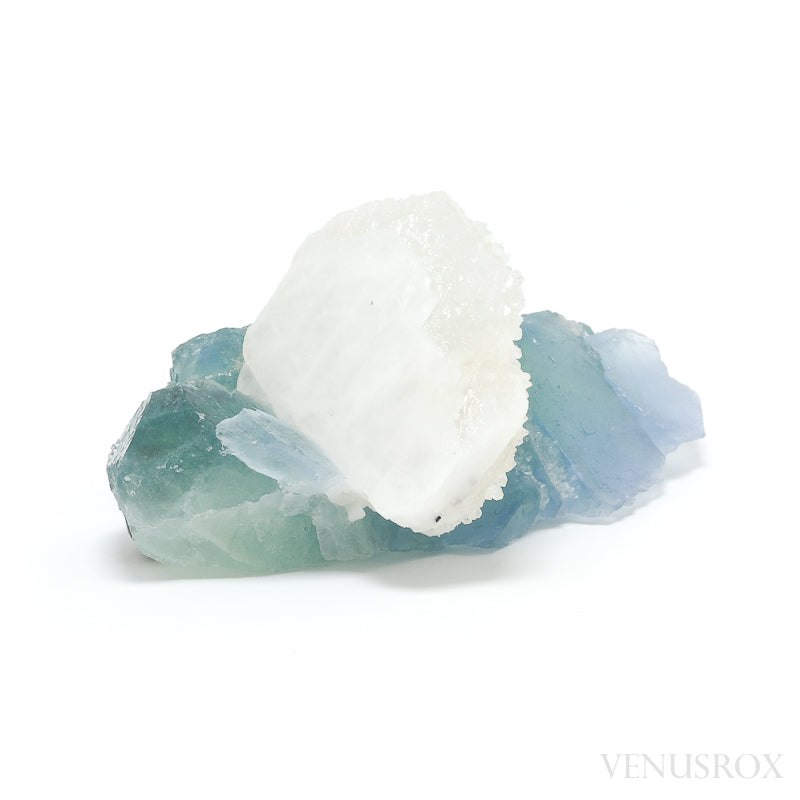 Fluorite with Calcite Natural Cluster from the Hunan Province, China | Venusrox