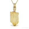 Imperial Topaz Natural Crystal Pendant from Rodrigo Silva District, Ouro Preto, Minas Gerais, Brazil | Venusrox