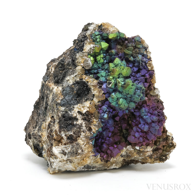 Goethite on Quartz & Matrix Natural Crystal from the San Valentín Mine, La Unión, Murcia, Spain | Venusrox