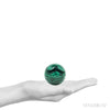 Malachite Polished/Natural Sphere from the Democratic Republic of Congo | Venusrox