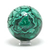 Malachite Polished/Natural Sphere from the Democratic Republic of Congo | Venusrox