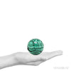 Malachite Polished/Natural Sphere from the Democratic Republic of Congo | Venusrox