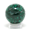 Malachite Polished/Natural Sphere from the Democratic Republic of Congo | Venusrox