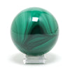 Malachite Polished/Natural Sphere from the Democratic Republic of Congo | Venusrox