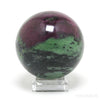 Ruby and Zoisite Polished Sphere from India | Venusrox