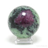 Ruby and Zoisite Polished Sphere from India | Venusrox