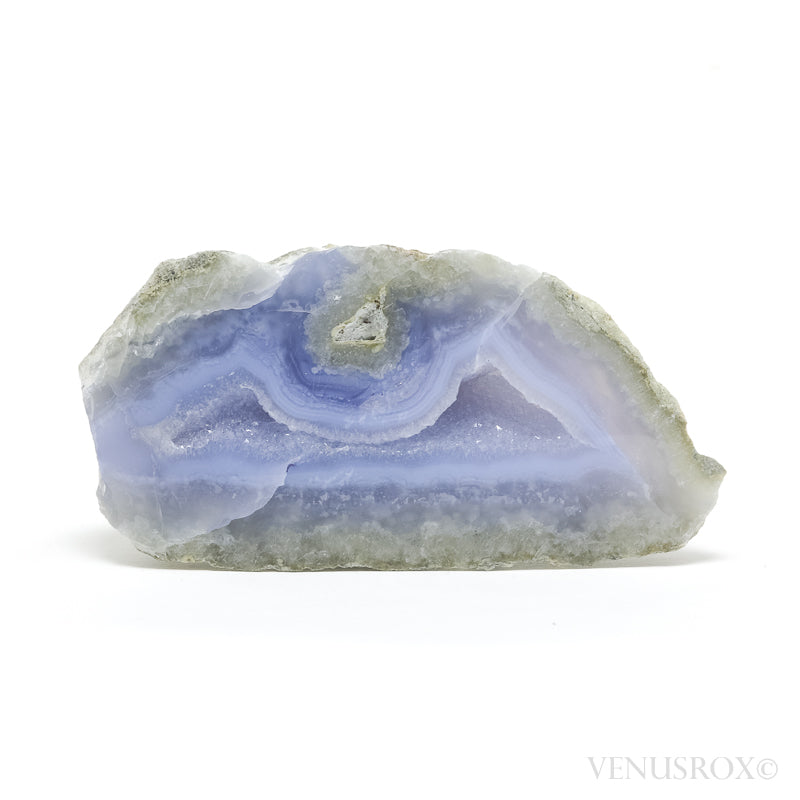 Blue Lace Agate on Matrix Polished/Natural Crystal from Malawi | Venusrox