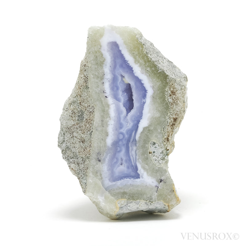 Blue Lace Agate on Matrix Polished/Natural Crystal from Malawi | Venusrox