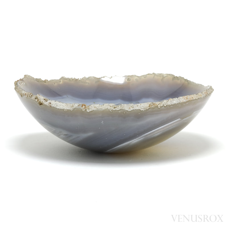 Agate Part Polished/Part Natural Bowl from Brazil | Venusrox