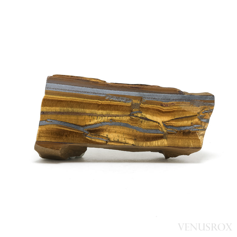 Tigers Eye with Hematite Part Polished/Part Natural Crystal from South Africa | Venusrox