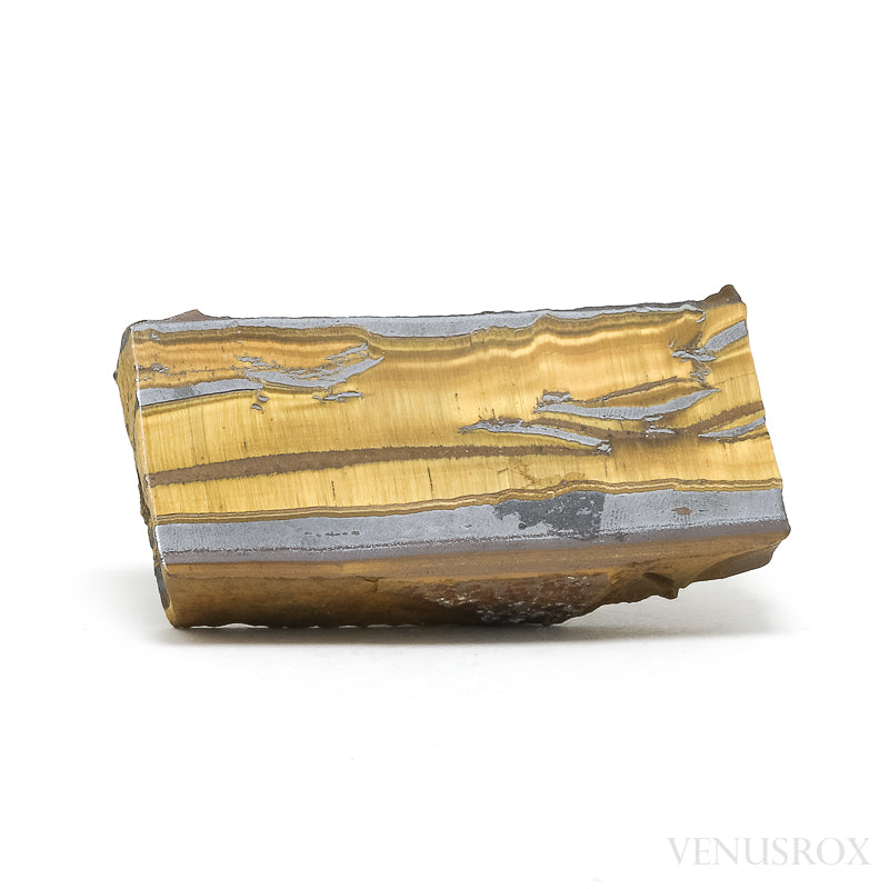 Tigers Eye with Hematite Part Polished/Part Natural Crystal from South Africa | Venusrox