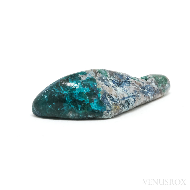 Dioptase with Shattuckite & Matrix Polished/Natural Crystal from the Democratic Republic of Congo  |  Venusrox