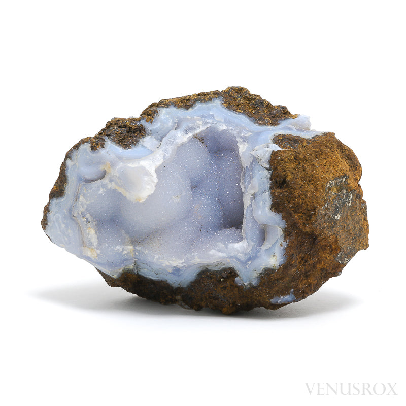 Blue Chalcedony on Matrix Natural Crystal from Rumy Pata, Ichuna, General Sanchez Cerro Province, Moquegua, Peru | Venusrox