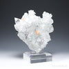 Apophyllite with Stilbite Natural Cluster from Maharashtra, India mounted on a bespoke stand | Venusrox