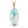 Larimar Polished Crystal Pendant from Dominican Republic, Caribbean Sea | Venusrox