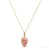 Rhodochrosite Polished Crystal Pendant from Argentina | Venusrox