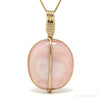 Pink Opal Polished Crystal Pendant from Peru | Venusrox