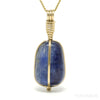 Blue Kyanite Polished Crystal Pendant from Nepal | Venusrox